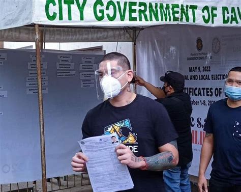 Baste Duterte files COC for Davao City vice mayor in Eleksyon 2022.